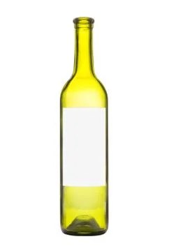 Wine bottle isolated Stock Photos