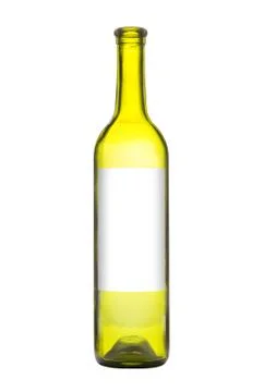 Wine bottle isolated Stock Photos