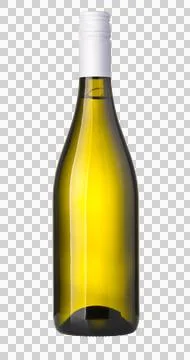 Wine  bottle isolated Stock Photos