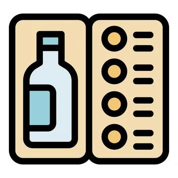 Wine bottle packaging showcasing label and detailed description, emphasizing  Stock Illustration