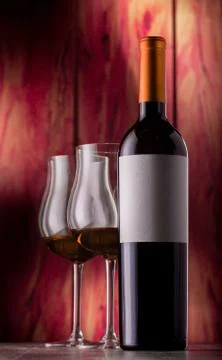 Wine bottle Stock Photos