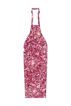 Wine bottle in pink glitter texture Stock-Illustration