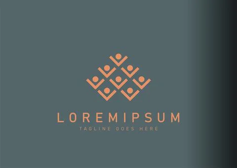 Wine bottle rack logo design. Icon vector illustration of wine community conn 스톡 일러스트