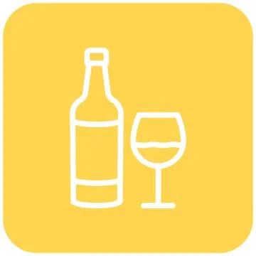 Wine bottle Vector Icon Design Illustration Stock Illustration