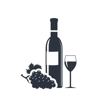 Wine bottle vector Stock Illustration