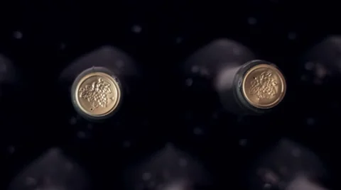 Wine Bottles Stock Footage 7901357