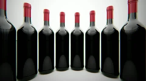 Wine bottles Video stock 21520094