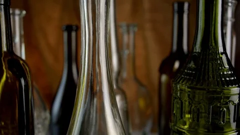 Wine Bottles Stock Footage 76907181