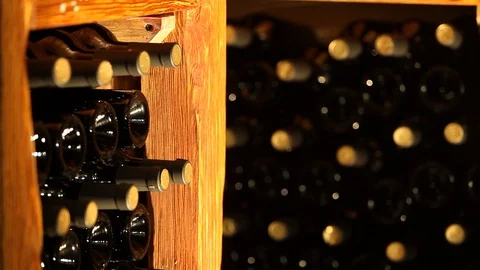 Wine bottles Stock Footage 113275068