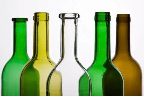 Wine bottles Stock Photos