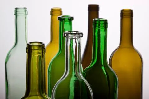 Wine bottles Foto stock
