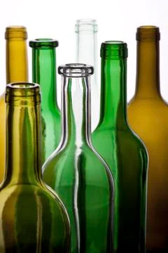 Wine bottles Foto stock