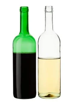 Wine bottles. Stock Photos