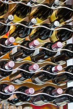 Wine bottles Stock Photos