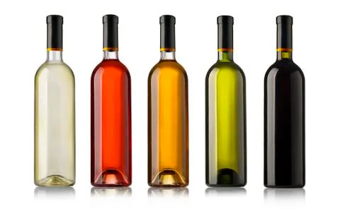 Wine bottles Foto stock