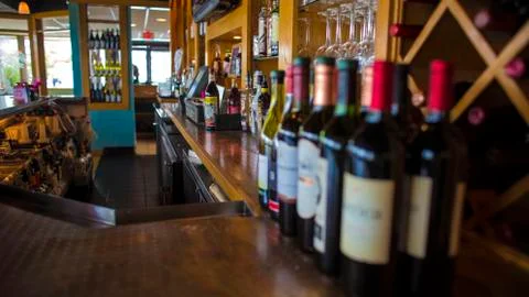 Wine Bottles Stock Photos