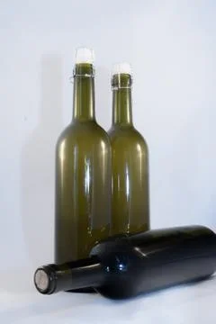 Wine bottles Stock Photos