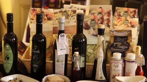 Wine bottles on a shelf Stock Footage 46071466