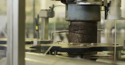 Wine bottling machines 스톡 동영상 70050215