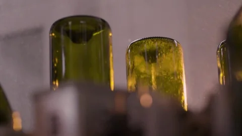 Wine bottling machines Stock Footage 72186970
