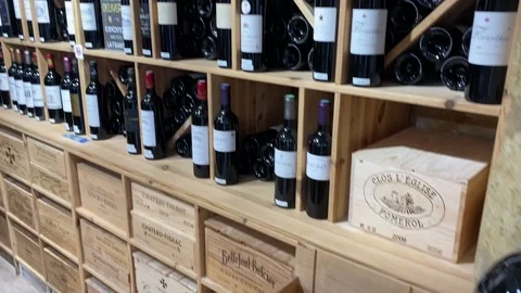 Wine Boutique cell Stock Footage 219325992