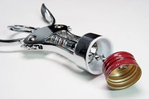 Wine cap extractor Foto stock