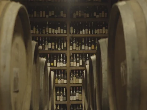 Wine Cask Detail 04 Stock Footage 84013507