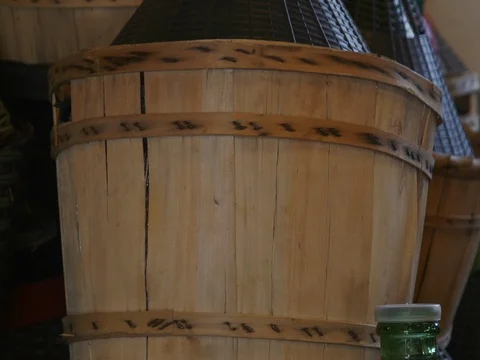 Wine Cask Detail 05 Stock Footage 84013608