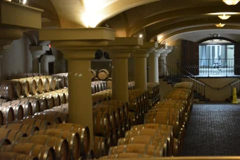 Wine Casks Foto stock