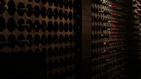 Wine Cellar Interior Victorian Gothic Revival Style Pan 스톡 동영상 66032549