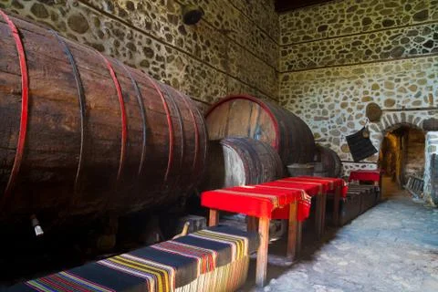 Wine cellar Foto stock