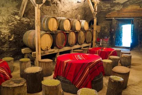 Wine cellar Stock-Fotos