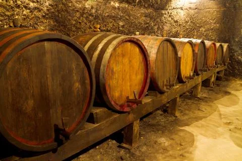 Wine cellar Foto stock