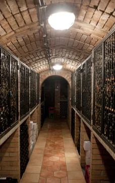 Wine cellar Stock Photos