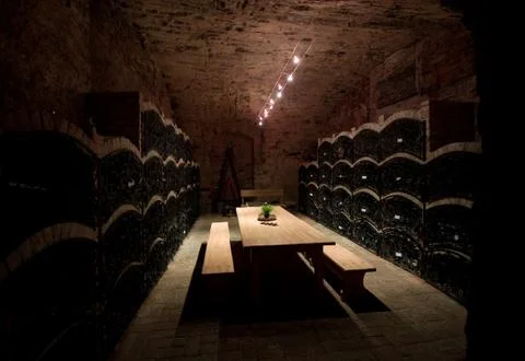 Wine cellar Stock Photos
