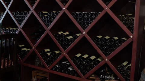 Wine cellar in a winery. Видео 159628653