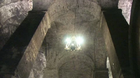 The wine cellars of Montepulciano Stock Footage 12454038