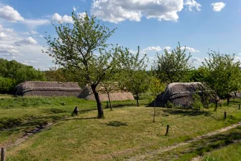 Wine cellars in Ocsa, Hungary Stock Photos