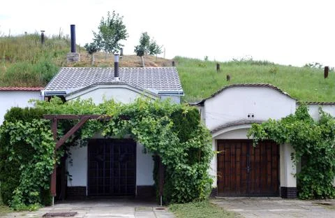 Wine cellars Foto stock