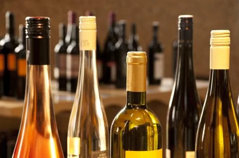 Wine collection Stock Photos