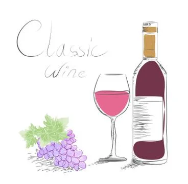 Wine concept Stock Illustration