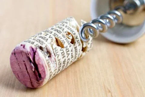 Wine Cork Cap Macro Stock Photos