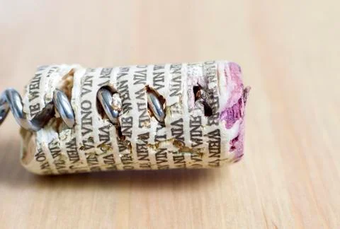 Wine Cork Cap Macro Stock Photos