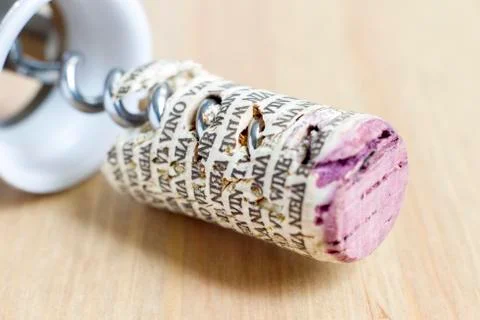 Wine Cork Cap Macro Stock Photos