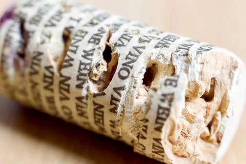Wine Cork Cap Macro Stock Photos