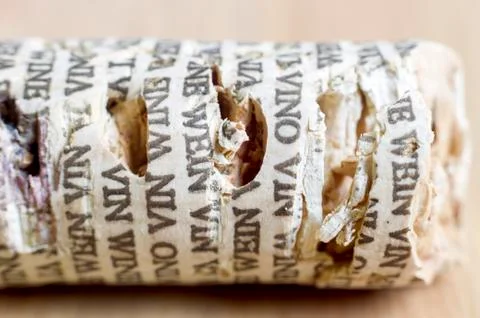 Wine Cork Cap Macro Stock Photos