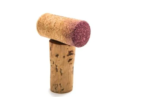 Wine cork isolated Stock Photos