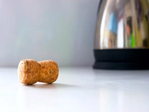 Wine cork. Foto stock