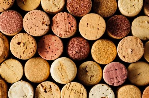 Wine corks background Stock Photos