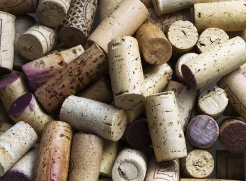 Wine corks background Stock Photos